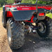 Honda Rancher 350 - Performance Blackout in Red