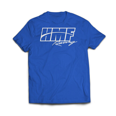 HMF Legacy Tee - Blue - White