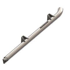 HMF Rock Slider - Right Front - Kawasaki KRX 1000 4 - Raw