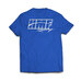 HMF Legacy Tee - Blue - White