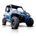 Polaris General HD Deluxe Front Bumper | Blue | Winch Not Included