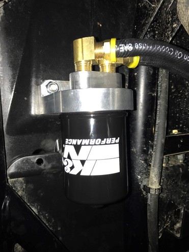 Oil Filter Relocation Kit, PolarisÂ® RZR XPÂ® Instructions - Figure 4