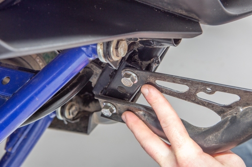Pare-chocs avant Defender HD, instructions YamahaÂ® YXZ 1000R - Figure 1
