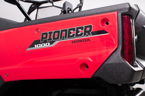 Rear Bumper, HondaÂ® Pioneer 1000 Instructions - Figure 1