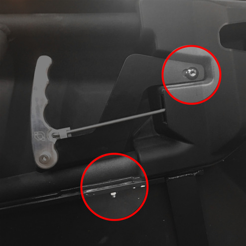 Discontinued - Easy-Grip Door Handle, Can-AmÂ® Maverick X3 MAX Instructions - Figure 7