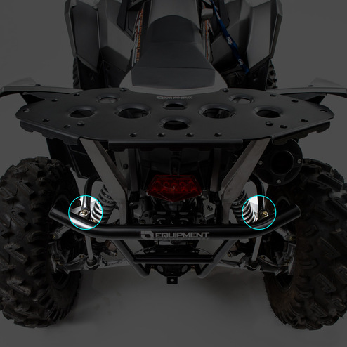 Rear Bumper, PolarisÂ® Scrambler XP 1000 Instructions - Figure 2