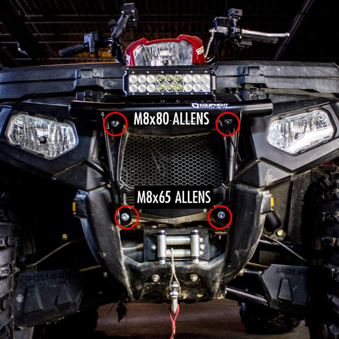 XC Front Bumper, Polaris SportsmanÂ® 550/850/1K XP (09-16) Instructions - Figure 2