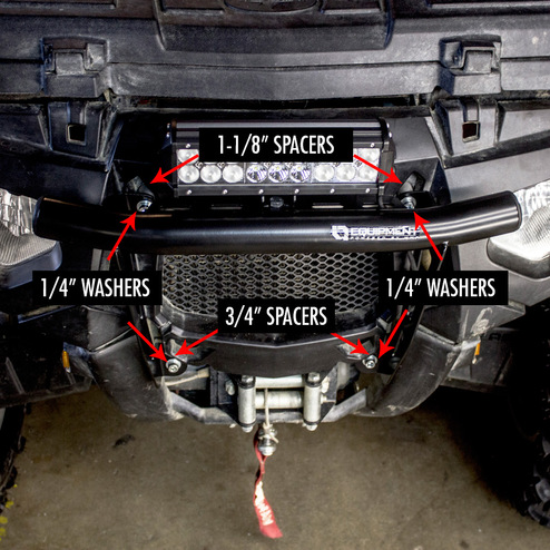 XC Front Bumper, Polaris SportsmanÂ® 550/850/1K XP (09-16) Instructions - Figure 3