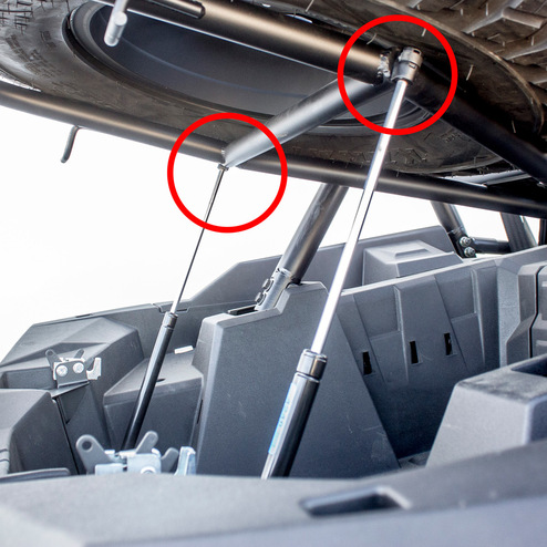 Spare Tire Rack, Polaris RZR XPÂ® 1000 Instructions - Figure 7