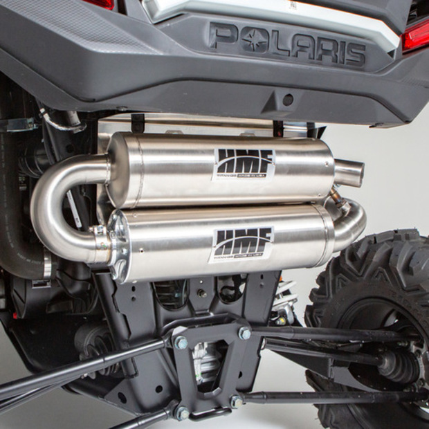 Ultra Quiet Twin Loop Exhaust System - Polaris RZR XP 1000