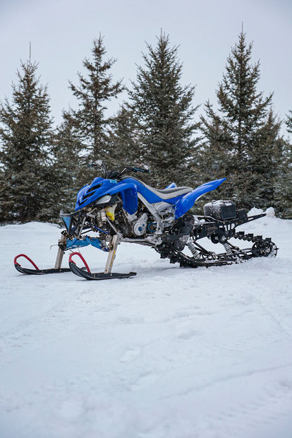 HMF on the C-BoysTV Snowmobile