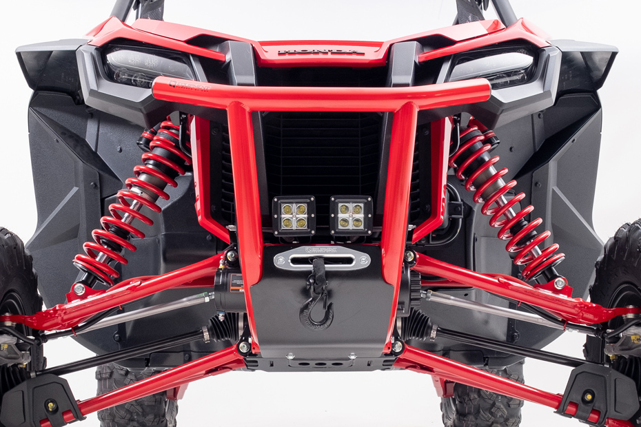 HMF features exhausts, bumpers, cargo racks and more for Honda Talon 1000R