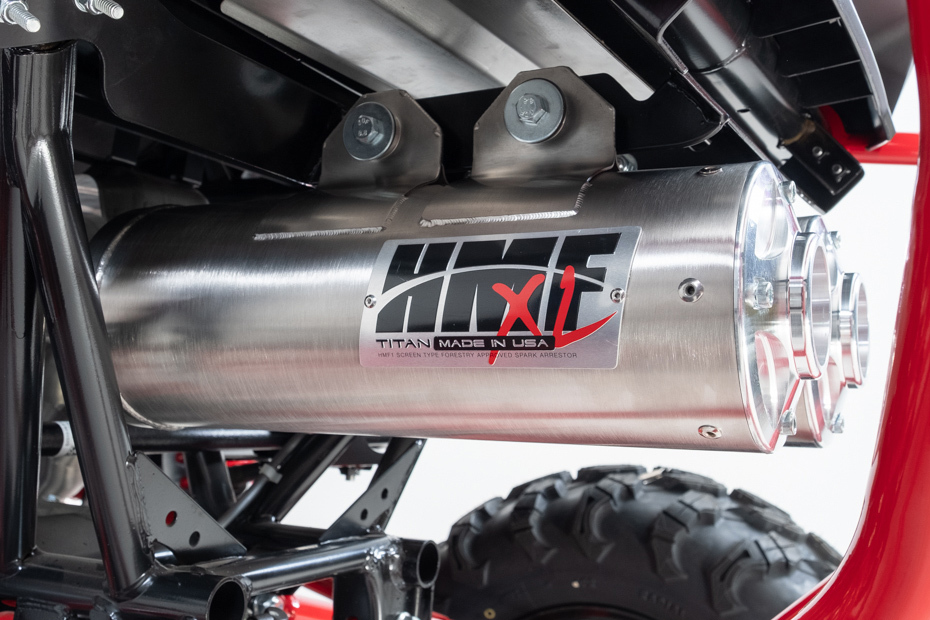 HMF features exhausts, bumpers, cargo racks and more for Honda Talon 1000R