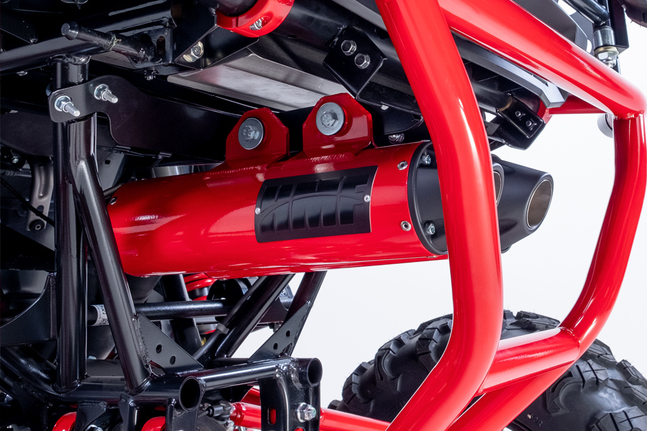 HMF features exhausts, bumpers, cargo racks and more for Honda Talon 1000R
