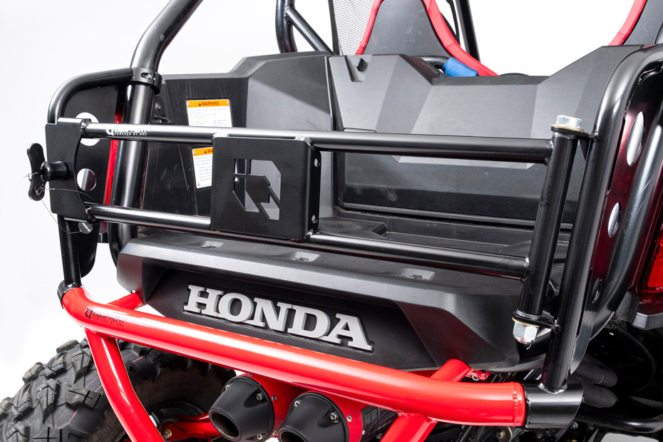 HMF features exhausts, bumpers, cargo racks and more for Honda Talon 1000R
